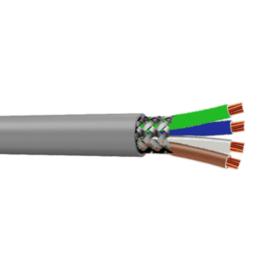 Cable blindés 500V LIYCY 4X0.25 mm² à la coupe (minimum 10m)