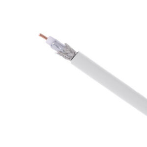 Câble coaxial intérieur blanc
