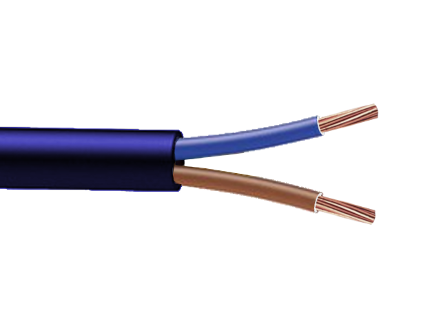 Cable FR-N1X6G3 sans halogène 2x6mm² (minimum 10m)