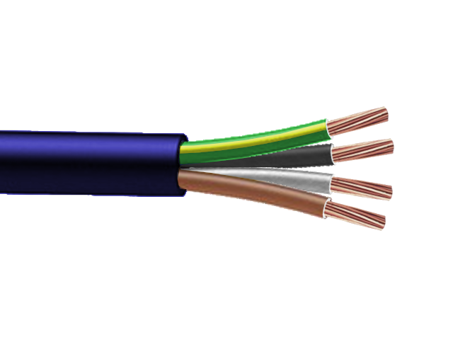 Cable FR-N1X6G3 sans halogène 4G6mm² (minimum 10m)