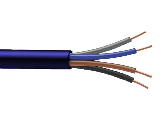 Cable FR-N1X6G3 sans halogène 4x4mm² (minimum 10m)