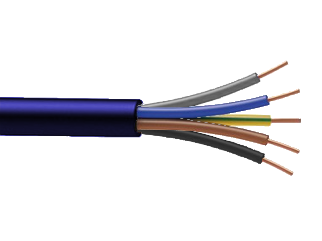 Cable FR-N1X6G3 sans halogène 5G4mm² (minimum 10m)