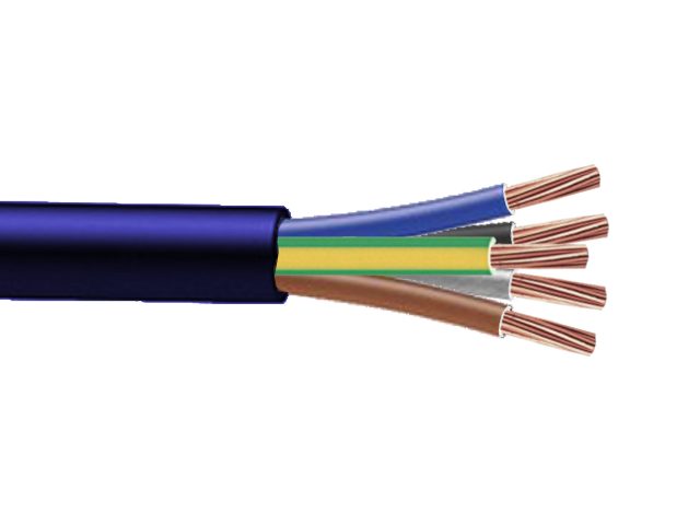 Cable FR-N1X6G3 sans halogène 5G6mm² (minimum 10m)