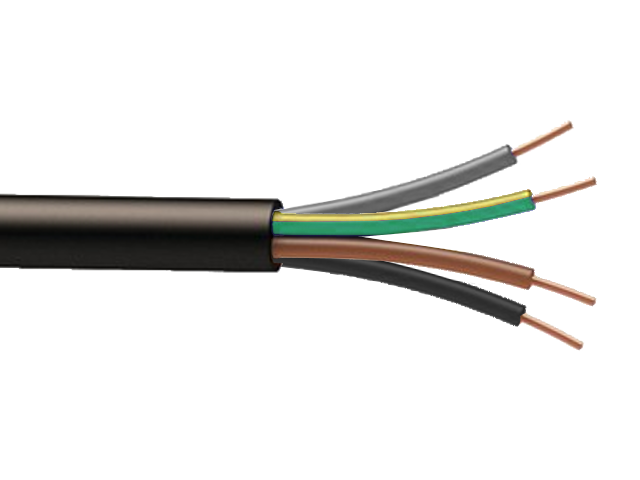 Cable RO2V 4G4mm² à la coupe (minimum 10m)