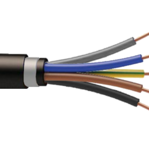 Cable RVFV armé 5G2.5mm² à la coupe (minimum 10m)