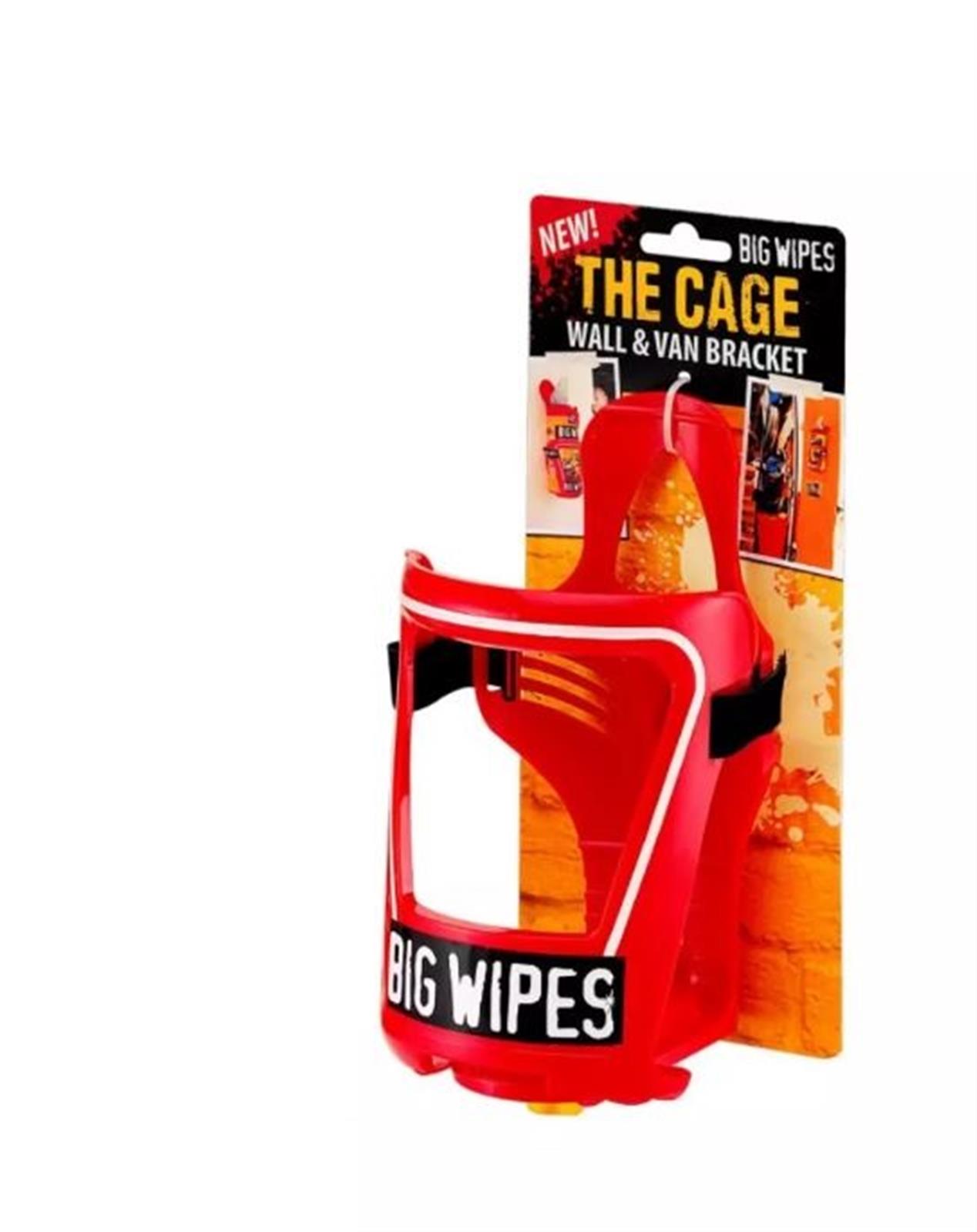 Cage de support pour distribution BIG WIPES - rouge