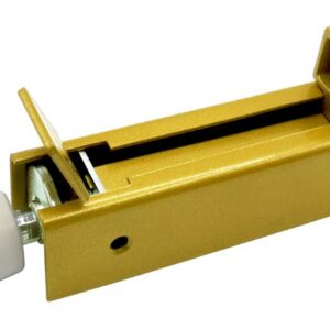 Cale-porte à pédale pour porte lourde 60 kg verni or IBFM 236