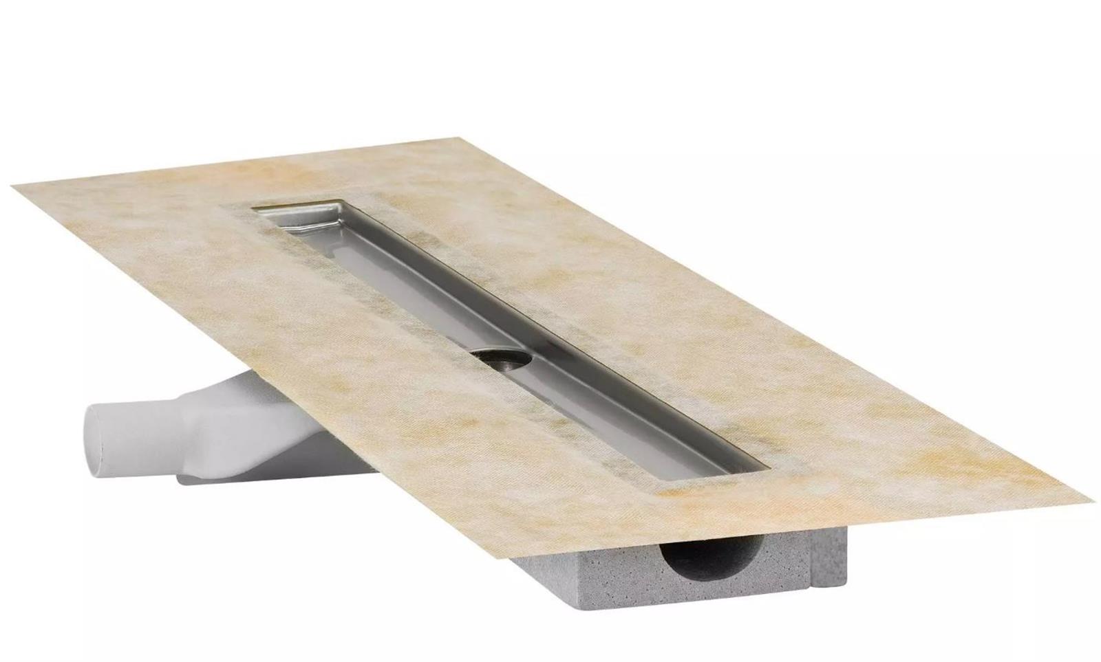 Caniveau à sortie horizontale pour douche à l'italienne KERDI LINE F 40 - Longueur: 800 mm