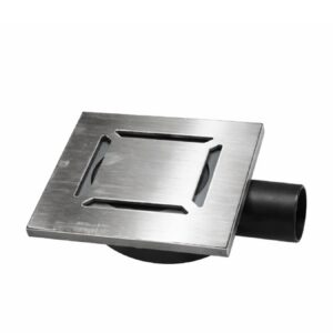 Caniveau NOVA en acier inox - Acier inox - 100x100 mm