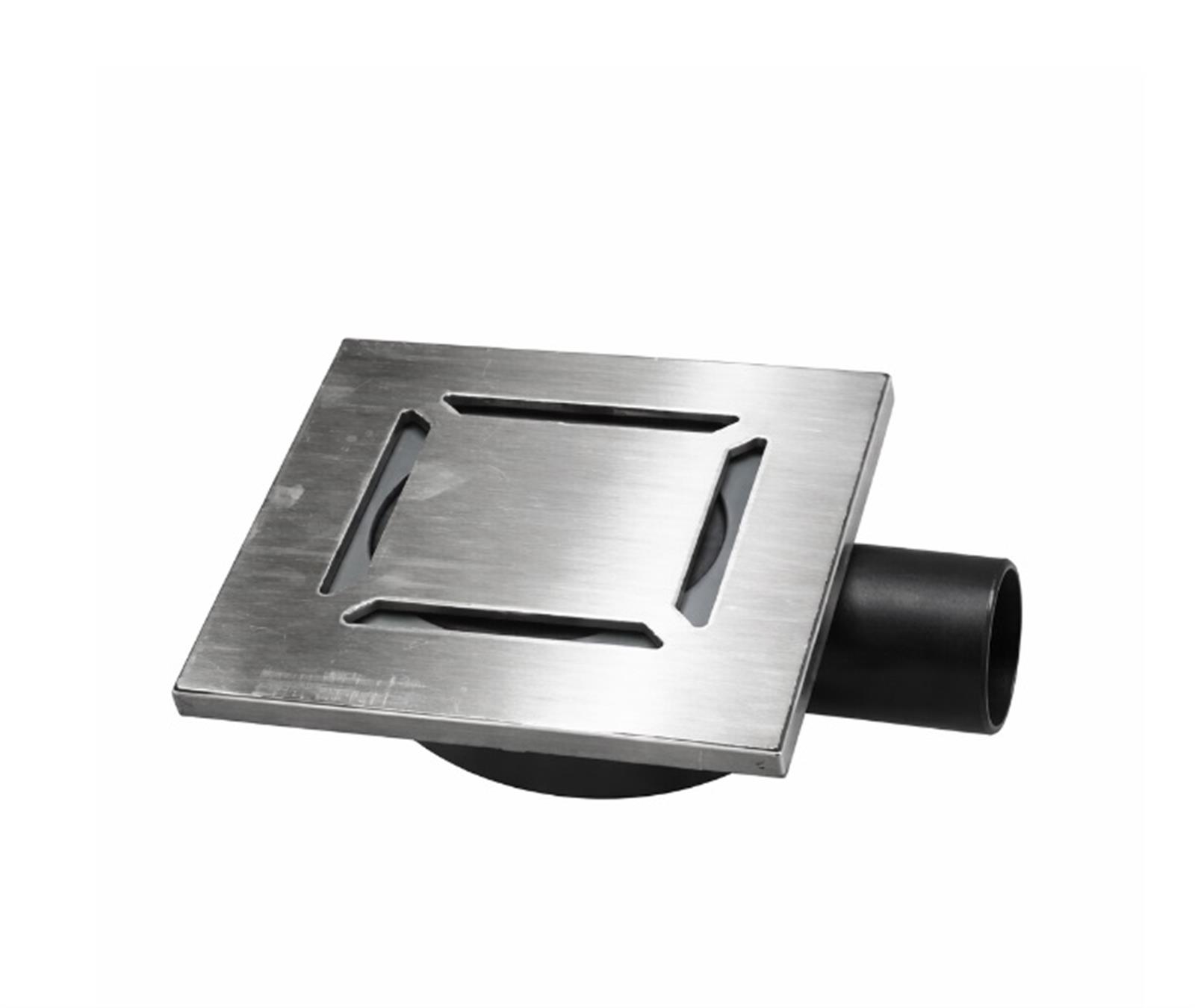 Caniveau NOVA en acier inox - Acier inox - 100x100 mm