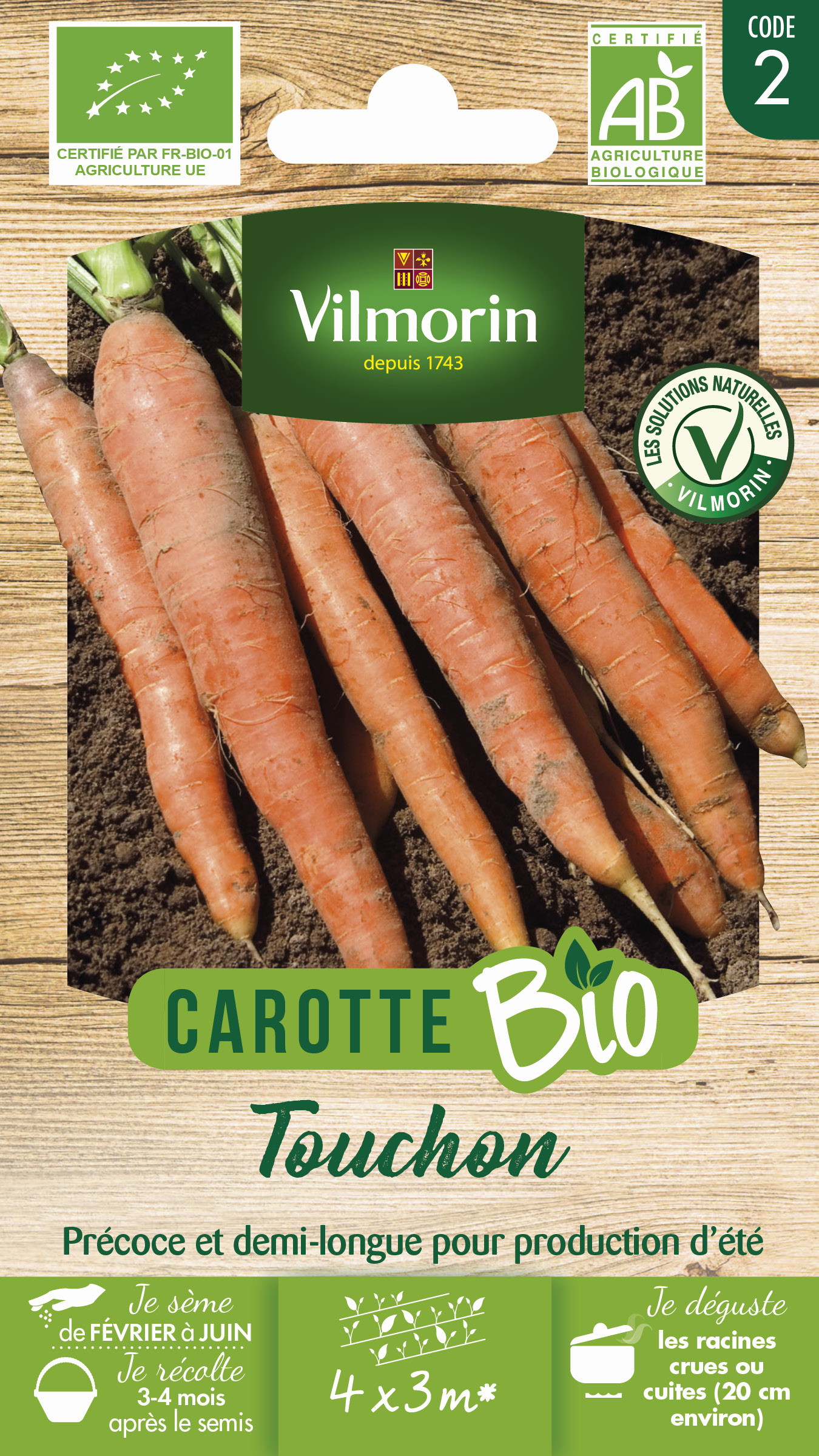 Carotte Touchon - BIO