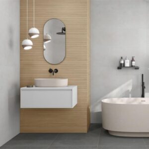 Carrelage de mur effet bois - Série ORDESA ROBLE (33.3x100 cm) - 33,3x100 cm - Ordesa Roble - Finition Mate