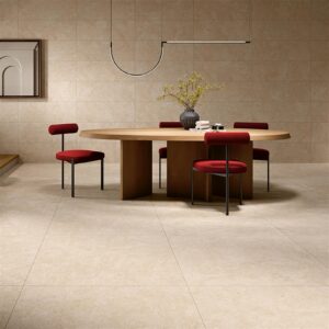 Carrelage de sol intérieur effet pierre série ELAN (60x60 cm) - Dimensions: 60x60 cm - Coloris: blanc - Rectifié - Natural LT 2450