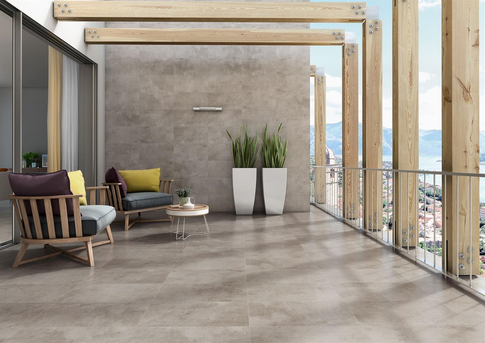 Carrelage d'extérieur - Série GLADE AD - 44.7 x 44.7 GLADE AD Marfim