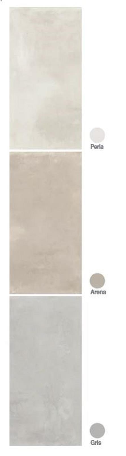 Carrelage d'intérieur imitation béton - Plinthe - Série PROJECT - Dimensions : 7,4 x 60,8 cm - GRIS