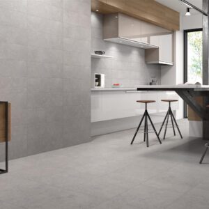 Carrelage d'intérieur imitation pierre - Série Origen - Plinthes - 8 x 61,5 cm - Plinthe Origen Anthracite S 19