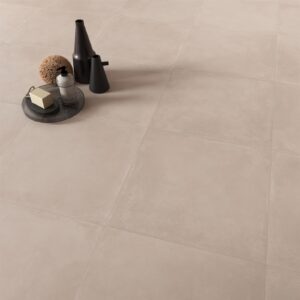 Carrelage extérieur effet béton - Série VELT (45x45cm) - Beige Anti-dérapant