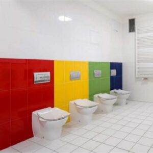 Carrelage mural - Faïence brillante - COLOR ONE - Dimensions: 20 x 40 cm - Color one - Jaune foncé - Brillant - Non rectifié - RAL0858070