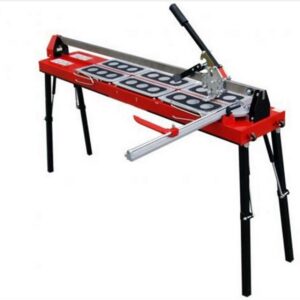 Carrelette Gigacut avec pieds - Avec rail de guidage en métal plat 15 x 40 mm