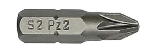 Carte de 3 embouts cruciformes PZ3 longueur 25 mm HANGER 133023