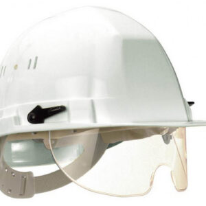 Casque de chantier avec lunette intégré Visiocéanic®2 RB/TB 40 blanc TALIAPLAST 564511