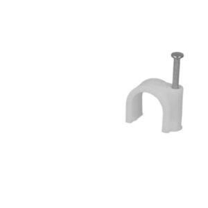 Cavalier attache-fil à clouer pour câble diamètre 4mm