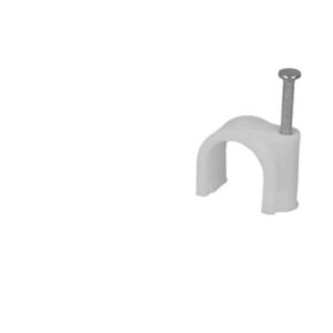 Cavalier attache-fil à clouer pour câble diamètre 8mm