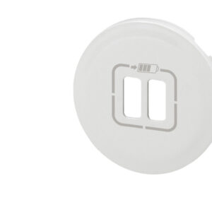 Centre de chargeur USB double blanc Legrand Céliane