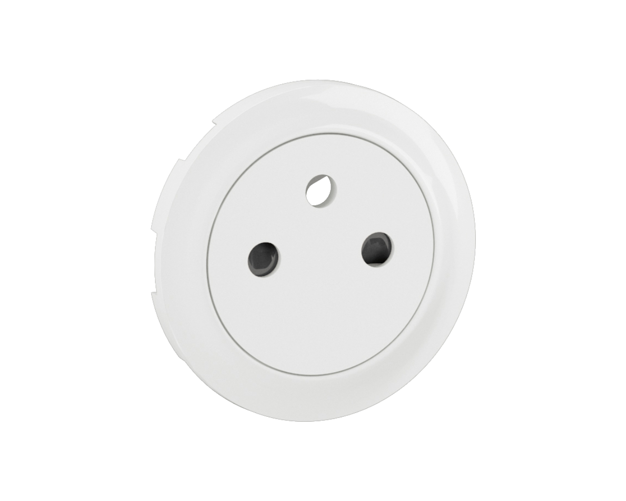 Centre de prise 2P+T affleurante blanc Legrand Nouveau Céliane™