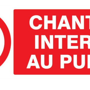 Chantier interdit au public 330x200 mm TALIAPLAST 621209