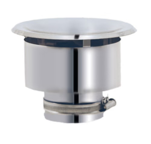 Chapeau aspirateur antipluie & anti-volatile - Pour tubage flexible - Ø100MM - modèle Apollo - pour pellets