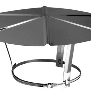 Chapeau réglable polycombustible - Réglable diamètres 80 à 130