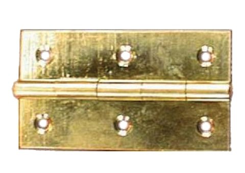 Charnière rectangulaire Monin laiton poli 69/25x12 mm - 0691010