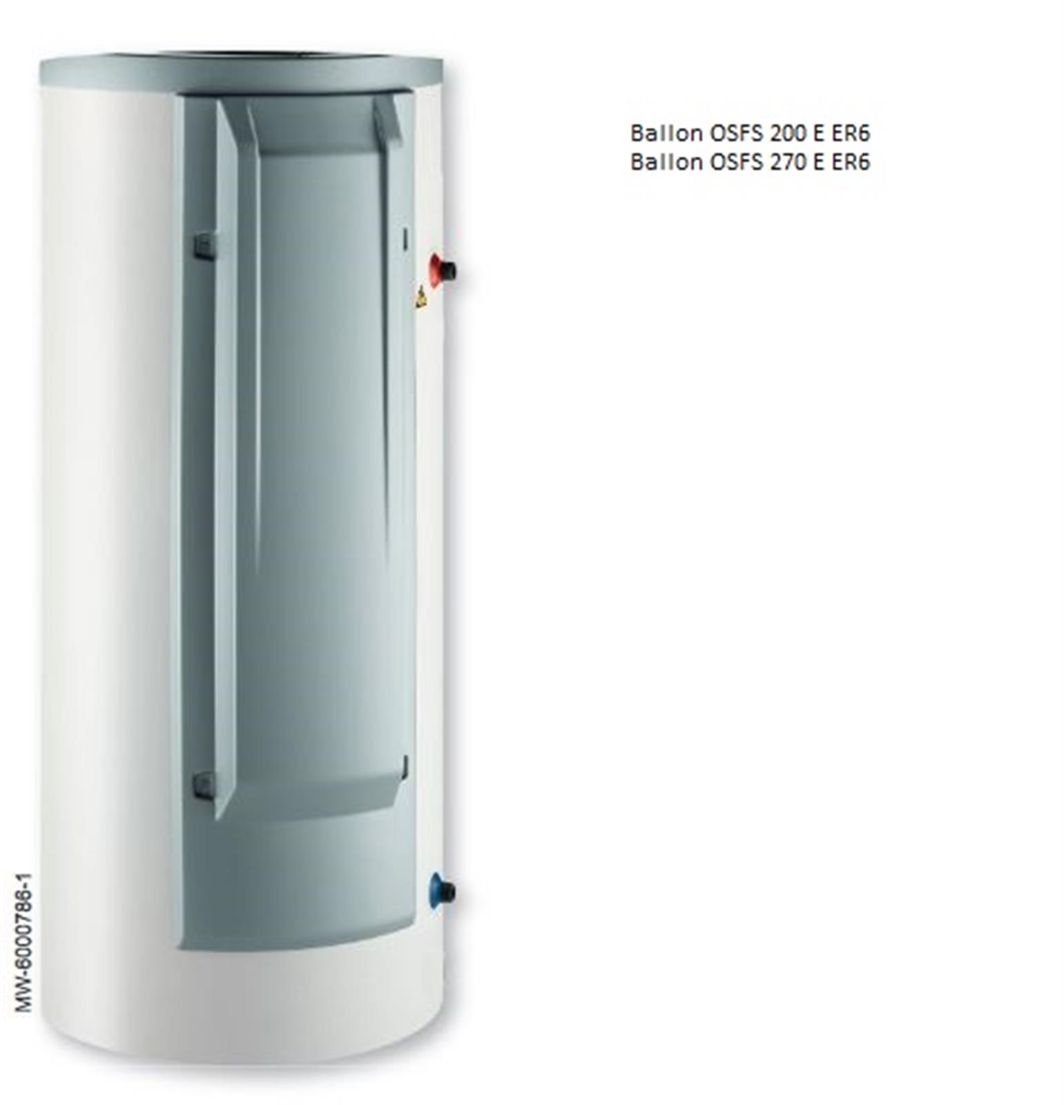 Chauffe-eau thermodynamique OSFS E ER6 - Capacité : 270L - Classe énergétique : A+