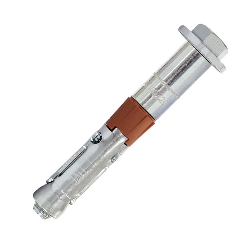 Cheville de sécurité acier électrozingué ETE option 1 M12 x 140 mm vis TH en boîte de 15 SCELL-IT HVE18/50