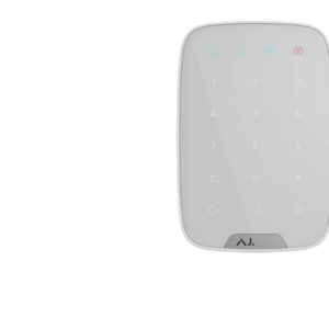 Clavier à code AJAX tactile bidirectionnel sans fil, blanc