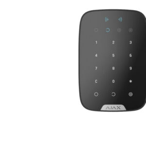 Clavier à code AJAX tactile sans fil avec lecteur de badge, noir