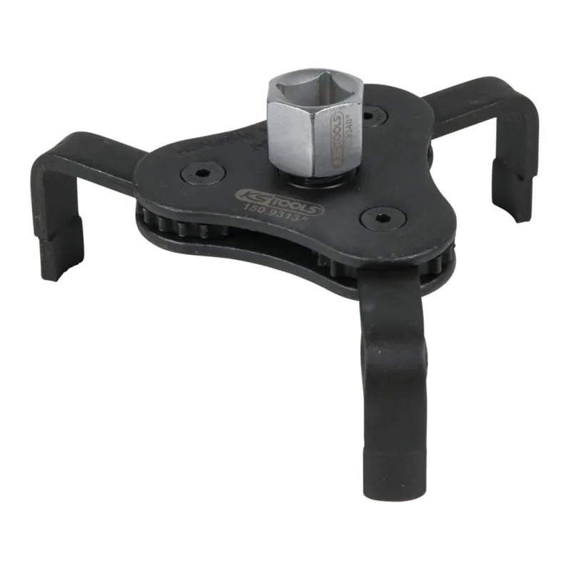 Clé araignée pour filtre à huile 3/8'' + 1/2'', diamètre 62-102 mm - KS TOOLS - 150.9313