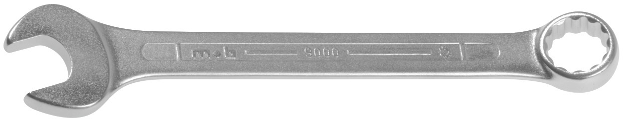 Clé mixte en Acier forgé allié au chrome et vanadium 22 mm MOB OUTILLAGE 9000220001