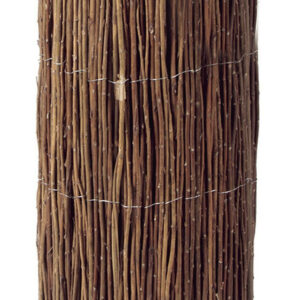Clôture osier, assemblé en petits fagots - 1,5x3m