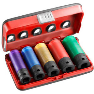 Coffret de 5 douilles à choc renforcé 1/2'' FACOM NSI.5LPB