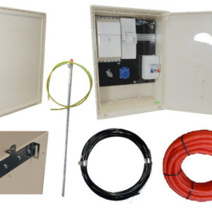 Coffret de chantier mono 30/60A, raccordement sur poteau