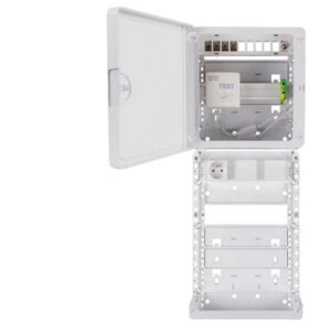 Coffret de communication avec zone attenante
