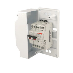 Coffret pour chauffe eau avec contacteur j/n ABB