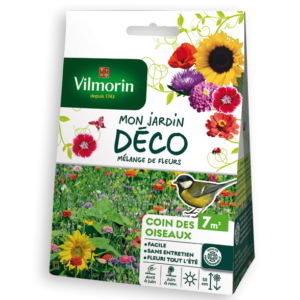 Coin Oiseaux - 7 m² - Mélange de fleurs
