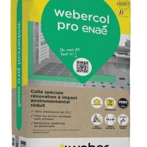 Colle spéciale rénovation WEBERCOL PRO ENAE - sac 25 kg - blanc