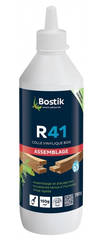 Colle vinylique R41 prise rapide biberon de 750 g BOSTIK 30604645