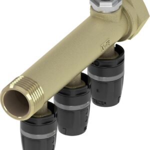 Collecteur TECElogo-Push laiton - MF 20/27 x 16 - 3 sorties