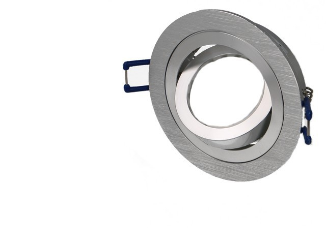 Collerette orientable finition alu brossé ∅92mm
