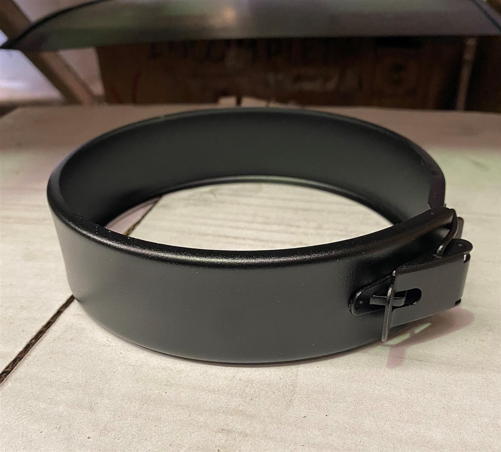 Collier de jonction peint système PGI - Ø80/130mm - Coloris: noir mat